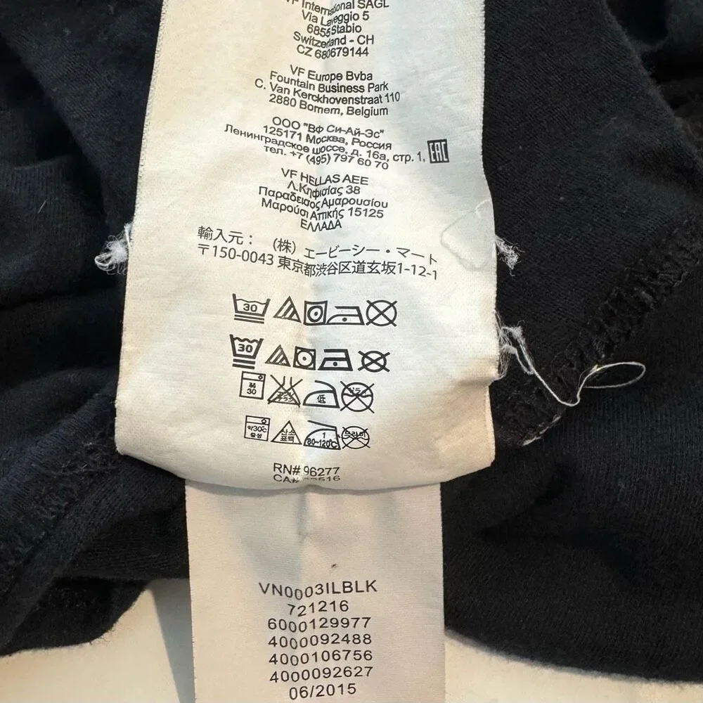 Vans Black T-shirt Women’s Small - Picture 7 of 8